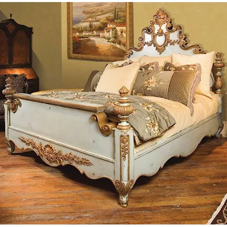 Elizabeth King Bed, Decorated